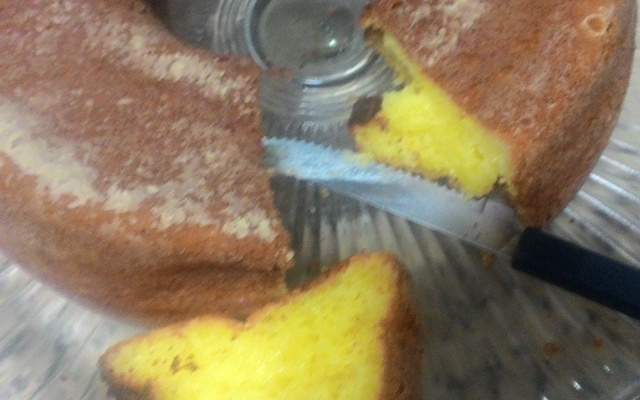 Bolo de aipim delicioso