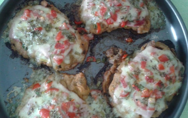 Bife à parmegiana de forno