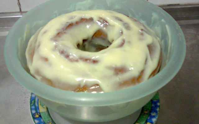 Bolo de gelatina de limão