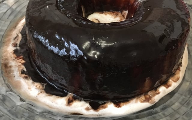 Sorvete pudim cremoso