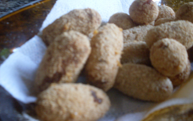 Croquete de carne de soja