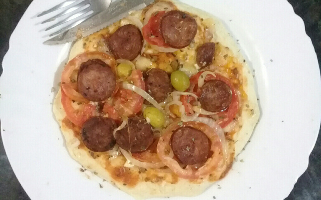 Massa de Pizza Caseira - Microondas