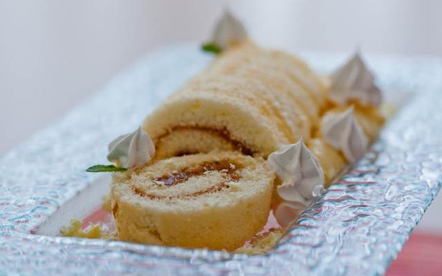 Rocambole de doce de leite