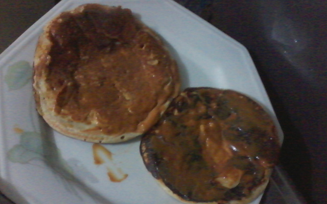 Panqueca de banana e aveia