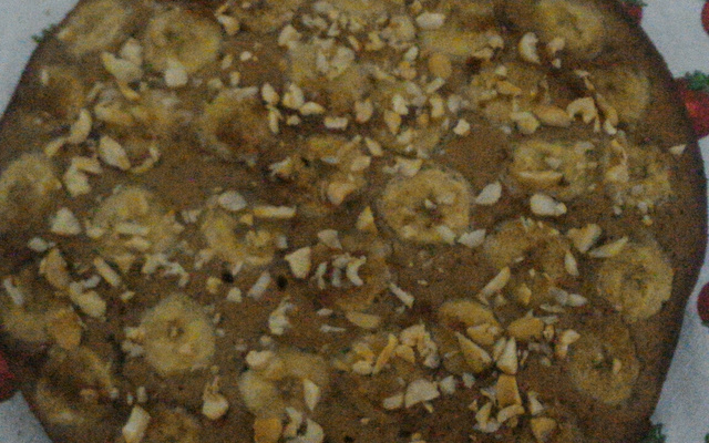 Bolo integral de banana e castanha-do-pará