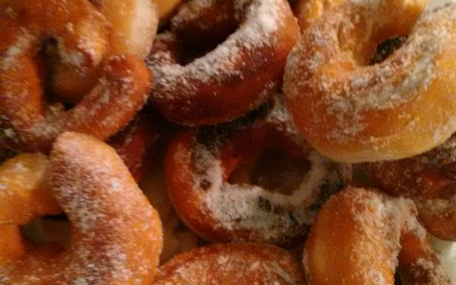 Rosquinha frita super fácil para o café