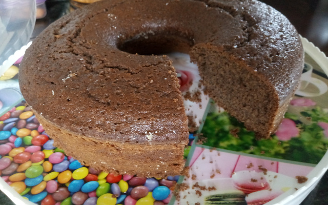 Bolo integral de cacau (sem leite)