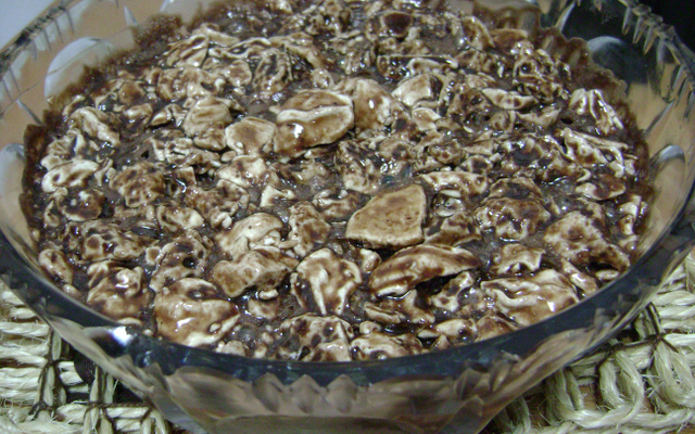 Sobremesa fácil de chocolate da Nike