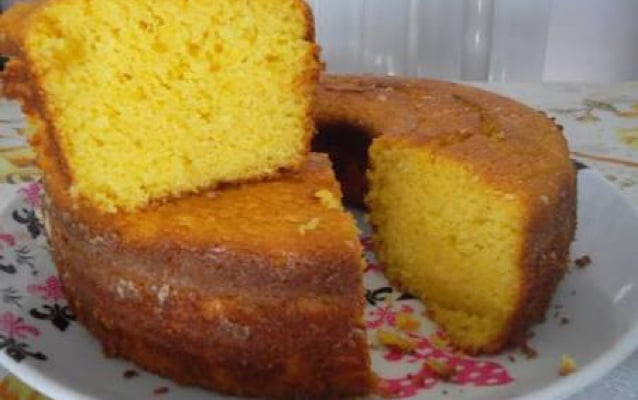 Bolo de milho fofinho