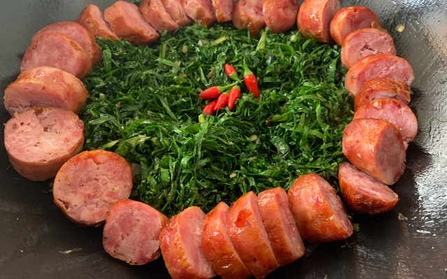 Couve refogada da Piná