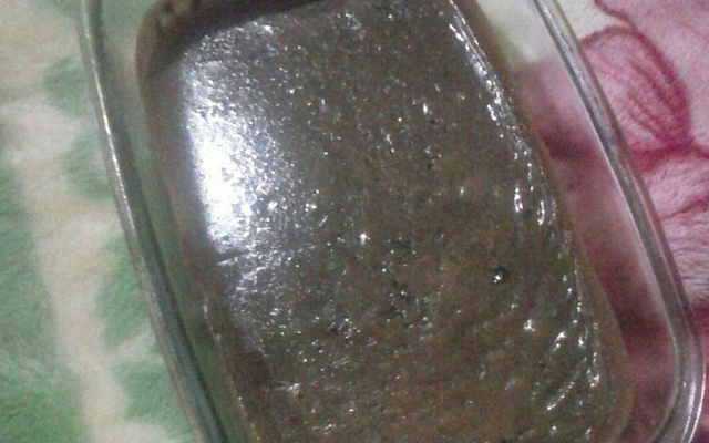 Mousse cremoso de chocolate