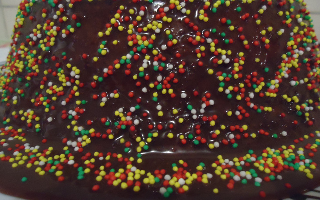 Bolo de micro-ondas de chocolate da Angélica