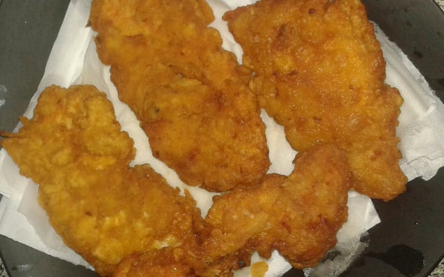 Frango empanado sem ovo muito mais crocante