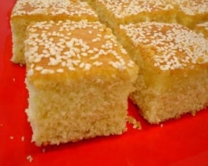 Bolo de semolina