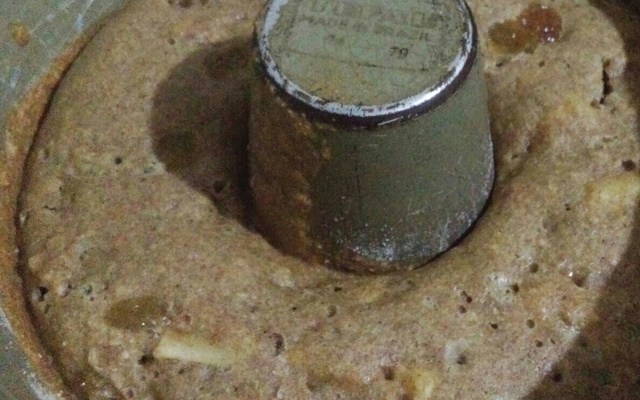 Bolo de Maçã Integral com Aveia e Passas