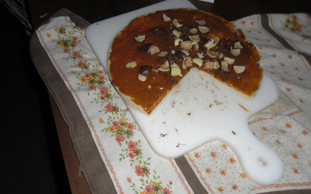 Pizza de rápida de bombom