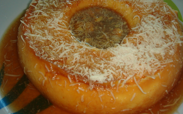 Pudim de coco da Cris