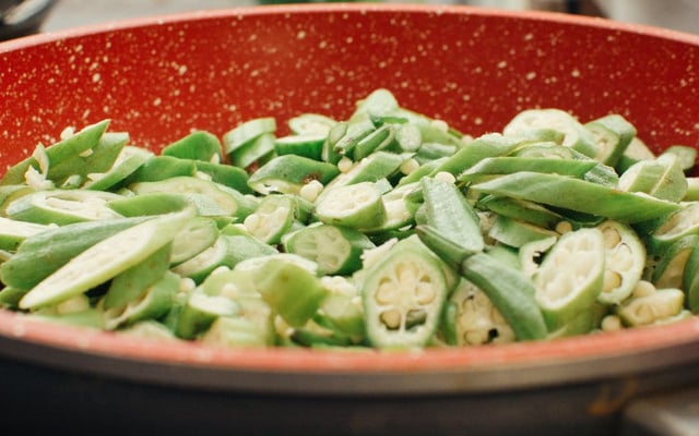 Quiabo refogado (sem baba)