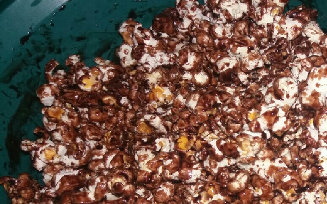 Pipoca de chocolate