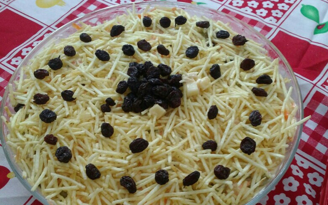 Salpicão com abacaxi