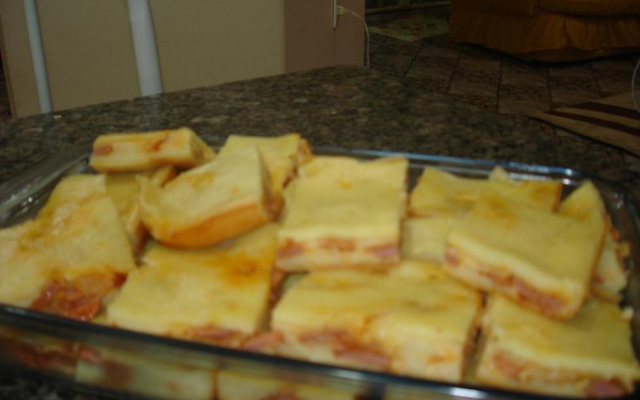 Torta de salsicha vegetal