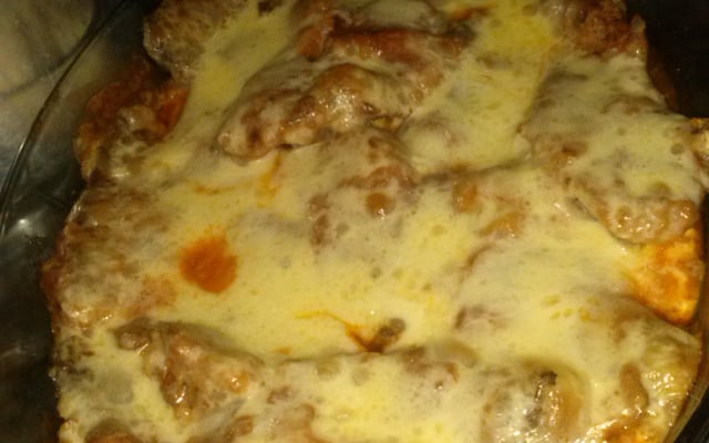 Filé à parmegiana ao forno