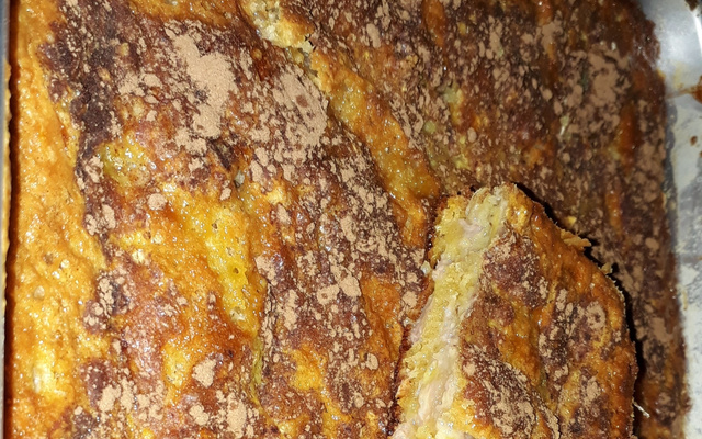 Torta de banana com aveia