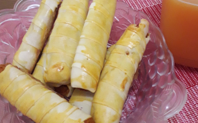 Enroladinho de Múmia - Halloween