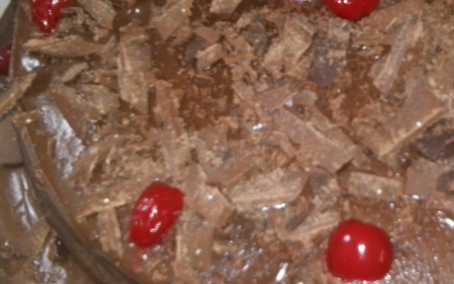 Bolo gelado de chocolate