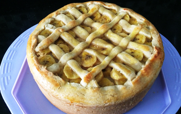 Torta de banana delícia