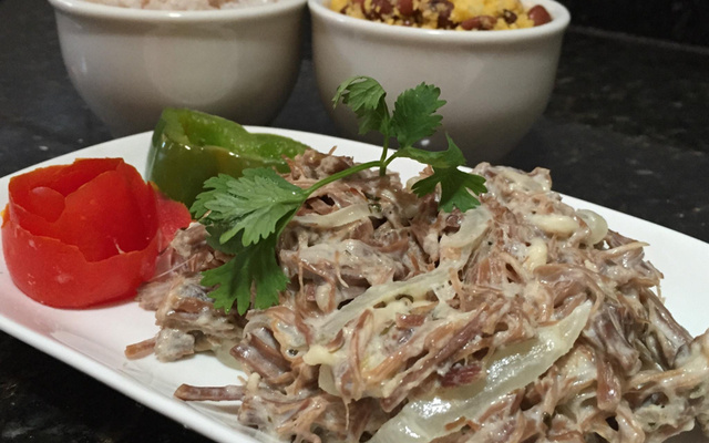 Carne de sol na nata