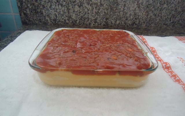 Polenta na panela de pressão