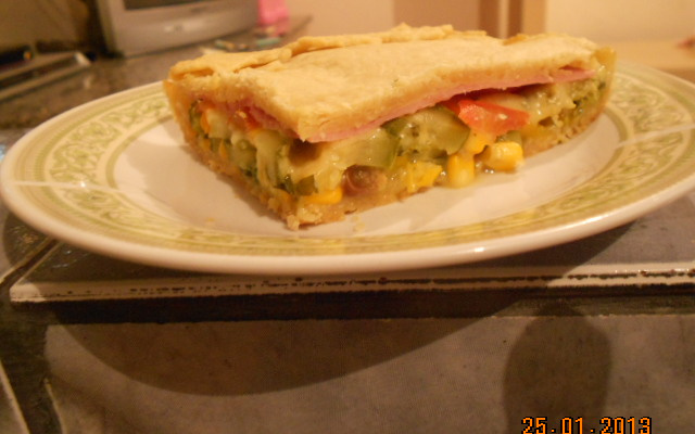 Empadão de legumes da Denise
