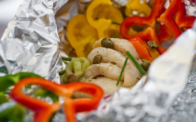 Filé de anjo no papelote