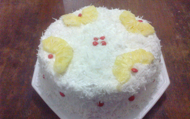 Bolo delicia de abacaxi