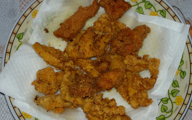 Frango empanado rápido