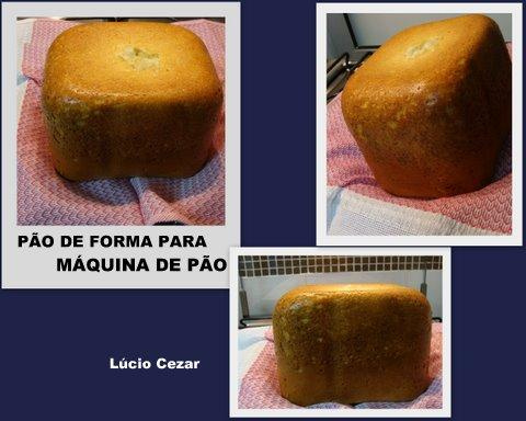 Pão de forma para máquina de pão