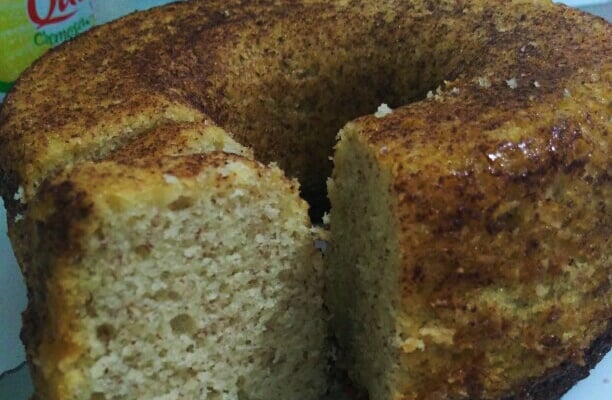 Bolo de banana fofinho