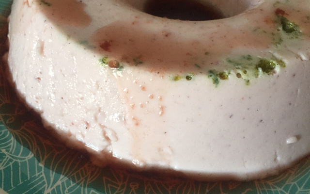 Pudim de frutas vermelhas e limão