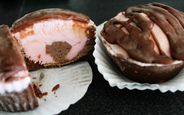 Cupcake Gelado de Nutella