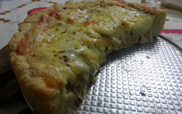 Torta de palmito da juçara