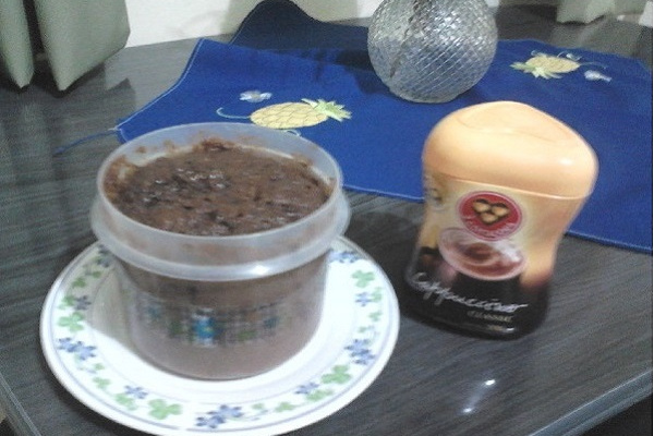 Bolo de capuccino na caneca