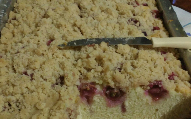 Cuca com farofa da vovó Romilde