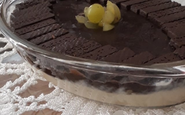 Creme de cupuaçu com chocolate