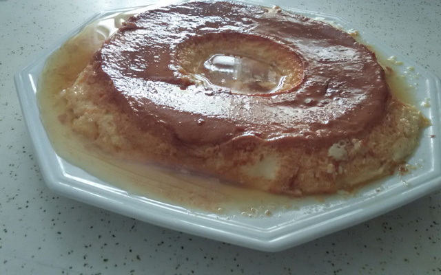 Pudim de leite em pó idêntico ao de leite condensado