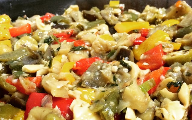 Caponata de berinjela