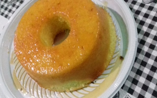 Bolo de tapioca cremoso