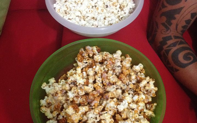 Pipoca doce caramelizada