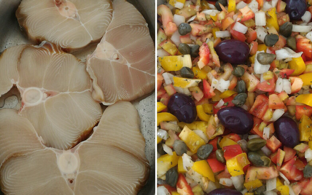 Cação à escabeche