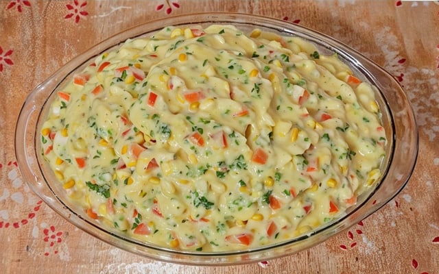 Maionese de legumes para churrasco